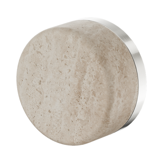 SERENITY PROGRESSIVE SHOWER MIXER WITH ROME TRAVERTINE HANDLE BRUSHED NICKEL