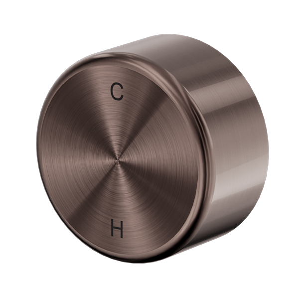 SERENITY PROGRESSIVE SHOWER MIXER WITH METAL HANDLE BRUSHED BRONZE