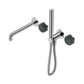 SERENITY PROGRESSIVE SHOWER SYSTEM WITH SPOUT WITH VERDE ALPI HANDLE AND SLIM SHOWER CHROME