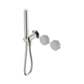 SERENITY PROGRESSIVE SHOWER SYSTEM WITH CARRARA HANDLE AND SLIM SHOWER BRUSHED NICKEL