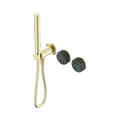 SERENITY PROGRESSIVE SHOWER SYSTEM WITH VERDE ALPI HANDLE AND SLIM SHOWER BRUSHED GOLD