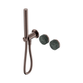 SERENITY PROGRESSIVE SHOWER SYSTEM WITH VERDE ALPI HANDLE AND SLIM SHOWER BRUSHED BRONZE