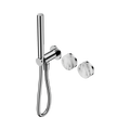 SERENITY PROGRESSIVE SHOWER SYSTEM WITH ARABESCATO CORCHIA HANDLE AND SLIM SHOWER CHROME