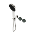 SERENITY PROGRESSIVE SHOWER SYSTEM WITH VERDE ALPI HANDLE AND SERENITY HAND SHOWER BRUSHED NICKEL