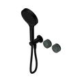 SERENITY PROGRESSIVE SHOWER SYSTEM WITH VERDE ALPI HANDLE AND SERENITY HAND SHOWER MATTE BLACK
