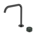 SERENITY PROGRESSIVE BATH/KITCHEN MIXER EDGE SPOUT WITH VERDE ALPI HANDLE GUN METAL