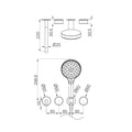 SERENITY PROGRESSIVE SHOWER SYSTEM WITH SPOUT WITH ARABESCATO CORCHIA HANDLE AND SERENITY HAND SHOWER TRIM KIT ONLY BRUSHED BRONZE