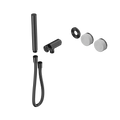 SERENITY PROGRESSIVE SHOWER SYSTEM WITH CARRARA HANDLE AND SLIM SHOWER TRIM KIT ONLY GUN METAL