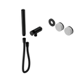 SERENITY PROGRESSIVE SHOWER SYSTEM WITH CARRARA HANDLE AND SLIM SHOWER TRIM KIT ONLY MATTE BLACK