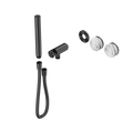 SERENITY PROGRESSIVE SHOWER SYSTEM WITH ARABESCATO CORCHIA HANDLE AND SLIM SHOWER TRIM KIT ONLY GUN METAL