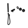 SERENITY PROGRESSIVE SHOWER SYSTEM WITH METAL HANDLE AND SLIM SHOWER TRIM KIT ONLY MATTE BLACK