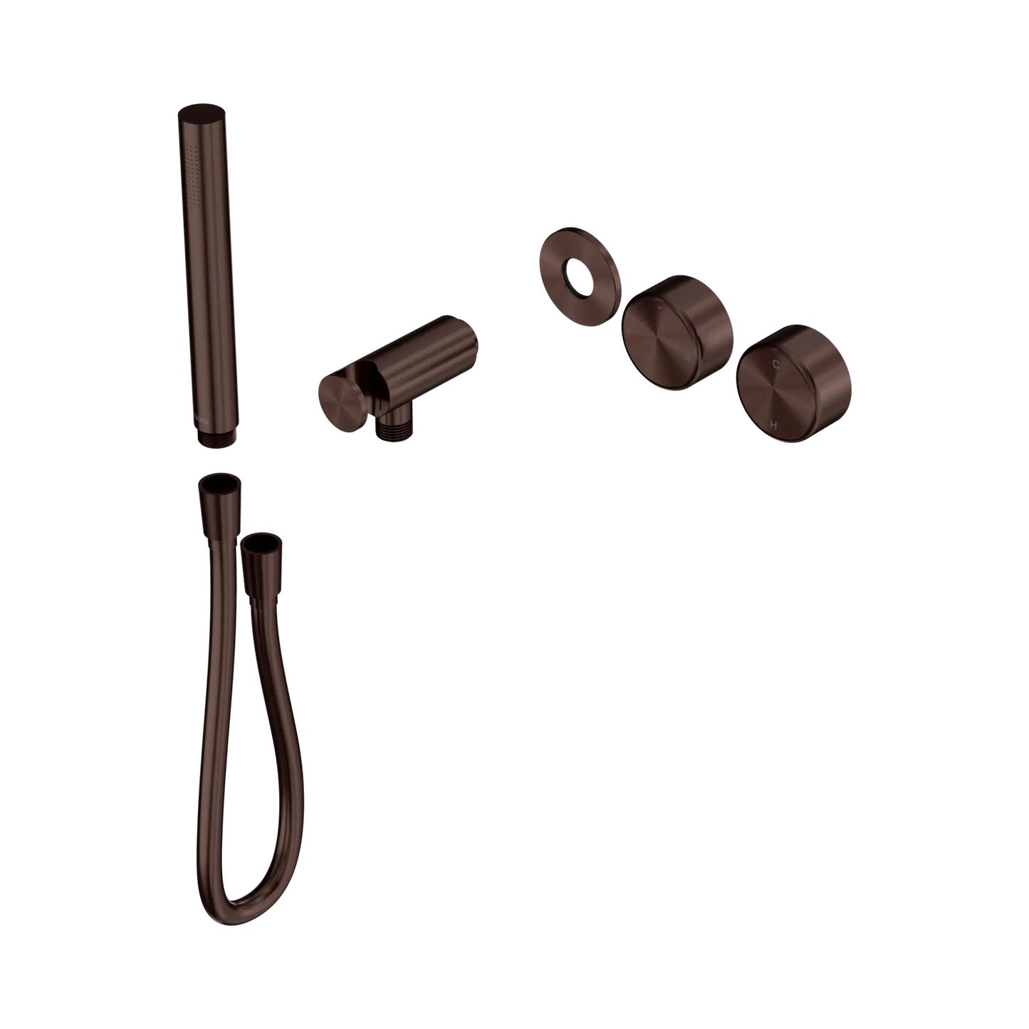 Serenity Progressive Shower System With Metal Handle And Slim Shower Trim Kit Only Rome Bronze