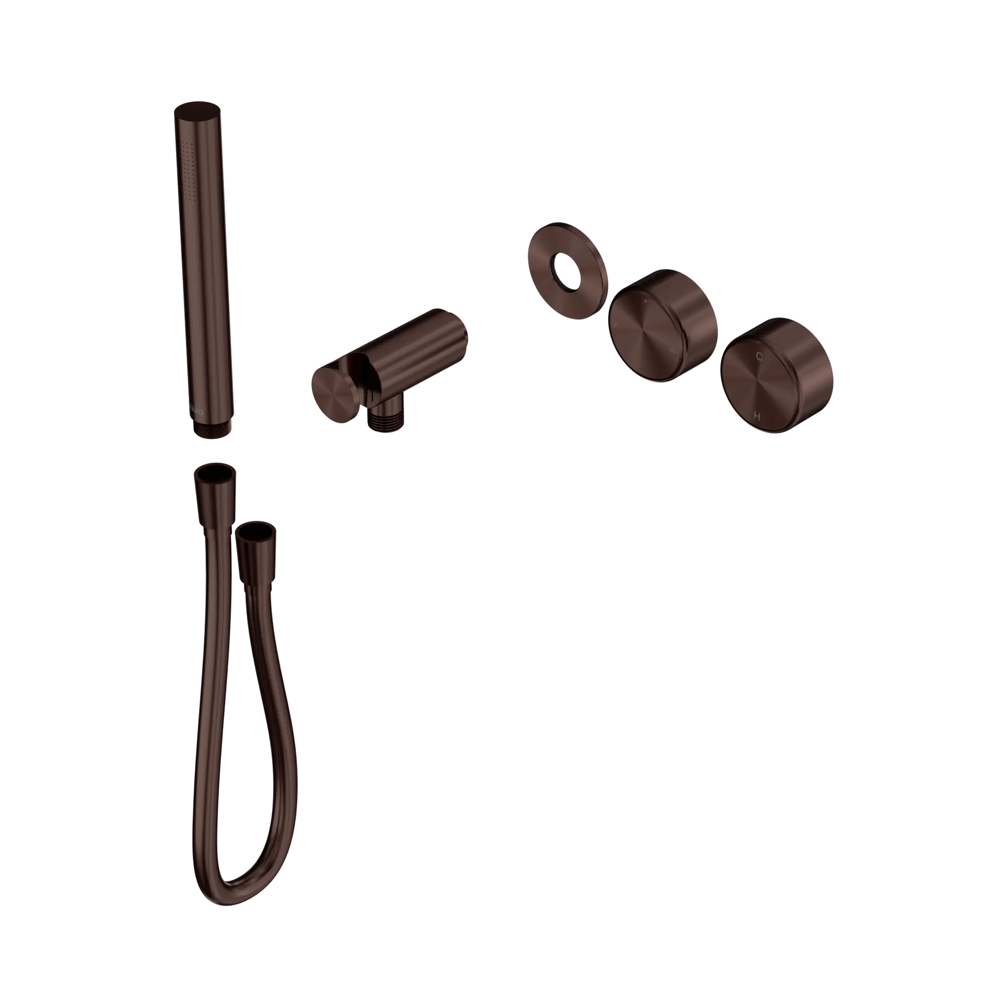 Serenity Progressive Shower System With Metal Handle And Slim Shower Trim Kit Only Rome Bronze