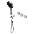 SERENITY PROGRESSIVE SHOWER SYSTEM WITH CARRARA HANDLE AND SERENITY HAND SHOWER TRIM KIT ONLY BRUSHED NICKEL