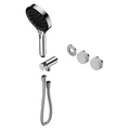SERENITY PROGRESSIVE SHOWER SYSTEM WITH CARRARA HANDLE AND SERENITY HAND SHOWER TRIM KIT ONLY CHROME