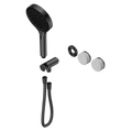 SERENITY PROGRESSIVE SHOWER SYSTEM WITH CARRARA HANDLE AND SERENITY HAND SHOWER TRIM KIT ONLY GUN METAL