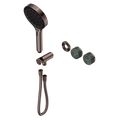 SERENITY PROGRESSIVE SHOWER SYSTEM WITH VERDE ALPI HANDLE AND SERENITY HAND SHOWER TRIM KIT ONLY BRUSHED BRONZE