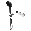 SERENITY PROGRESSIVE SHOWER SYSTEM WITH ARABESCATO CORCHIA HANDLE AND SERENITY HAND SHOWER TRIM KIT ONLY GUN METAL