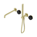 SERENITY PROGRESSIVE SHOWER SYSTEM WITH SPOUT WITH MARQUINA BRUSHED GOLD