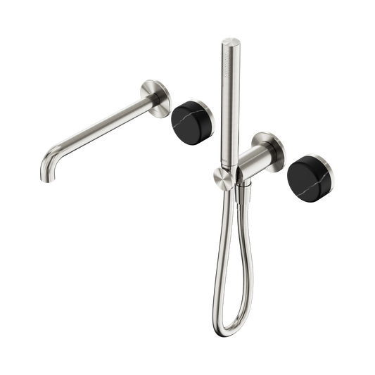 SERENITY PROGRESSIVE SHOWER SYSTEM WITH SPOUT WITH MARQUINA BRUSHED NICKEL