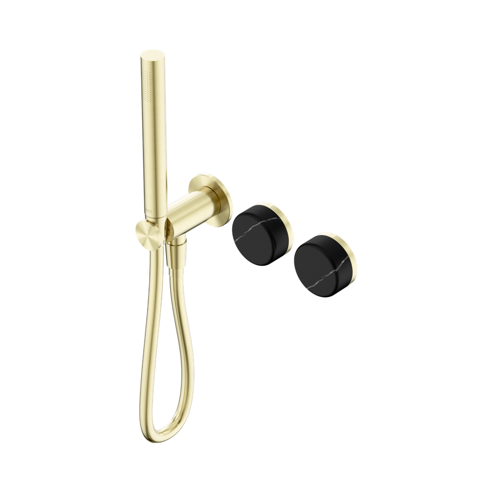 SERENITY PROGRESSIVE SHOWER SYSTEM WITH MARQUINA BRUSHED GOLD