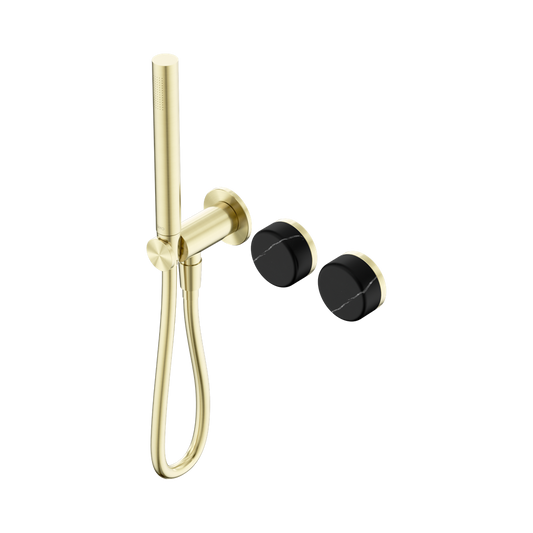 SERENITY PROGRESSIVE SHOWER SYSTEM WITH MARQUINA BRUSHED GOLD