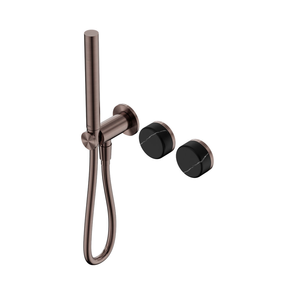 SERENITY PROGRESSIVE SHOWER SYSTEM WITH MARQUINA BRUSHED BRONZE
