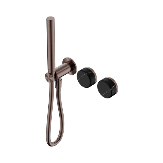 SERENITY PROGRESSIVE SHOWER SYSTEM WITH MARQUINA BRUSHED BRONZE