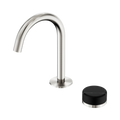 SERENITY PROGRESSIVE BASIN MIXER ARC SPOUT WITH MARQUINA BRUSHED NICKEL
