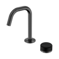 SERENITY PROGRESSIVE BASIN MIXER EDGE SPOUT WITH MARQUINA GUN METAL