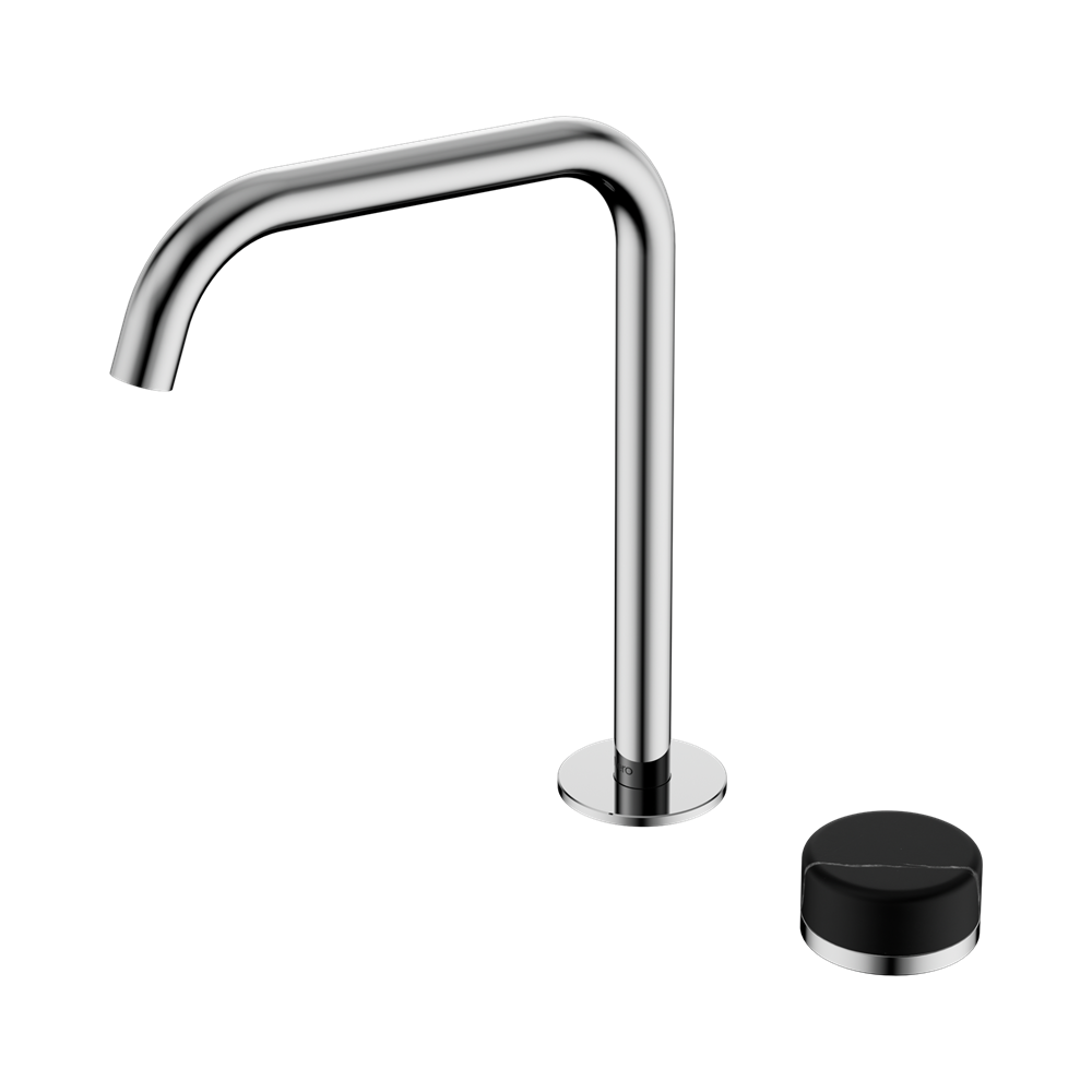 SERENITY PROGRESSIVE BATH/KITCHEN MIXER EDGE SPOUT WITH MARQUINA CHROME