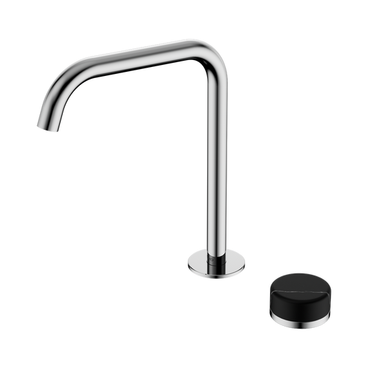 SERENITY PROGRESSIVE BATH/KITCHEN MIXER EDGE SPOUT WITH MARQUINA CHROME