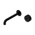SERENITY PROGRESSIVE WALL BASIN MIXER 160/185/220MM SPOUT WITH MARQUINA MATTE BLACK