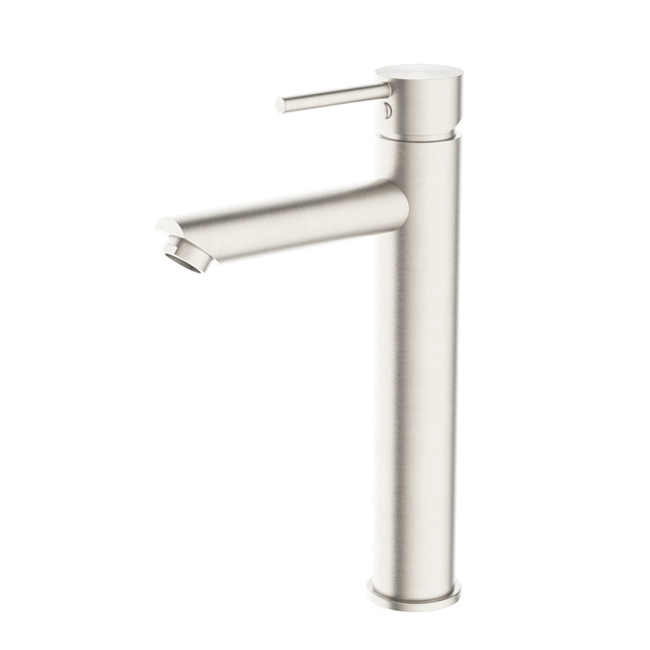 Dolce Tall Basin Mixer Brushed Nickel