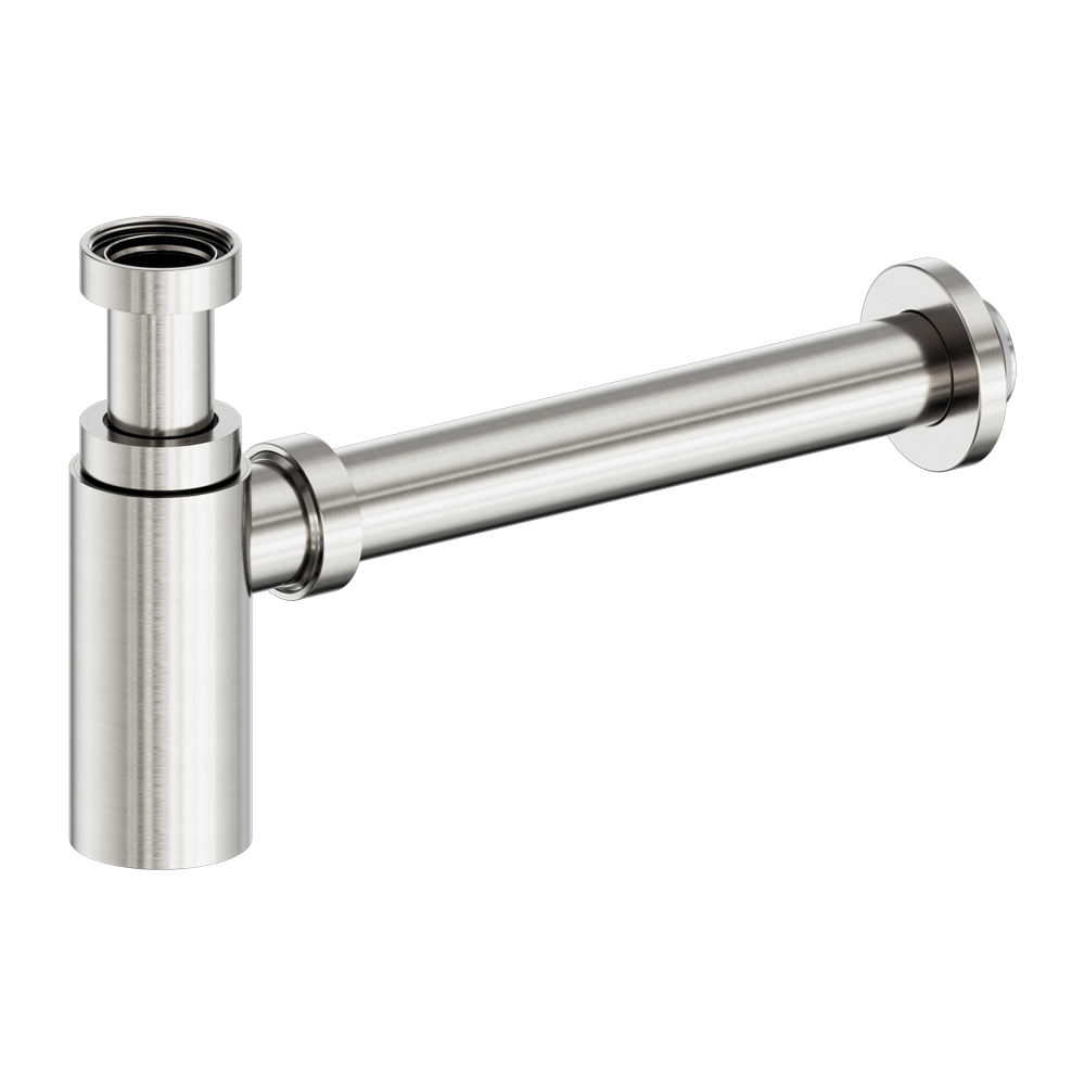 40MM ROUND BOTTLE TRAP II BRUSHED NICKEL