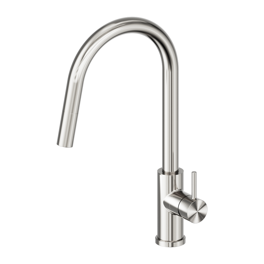 DOLCE II PULL OUT SINK MIXER BRUSHED NICKEL