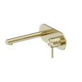 DOLCE II WALL BASIN/BATH MIXER BRUSHED GOLD