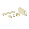 DOLCE II WALL BASIN/BATH MIXER TRIM KITS ONLY BRUSHED GOLD