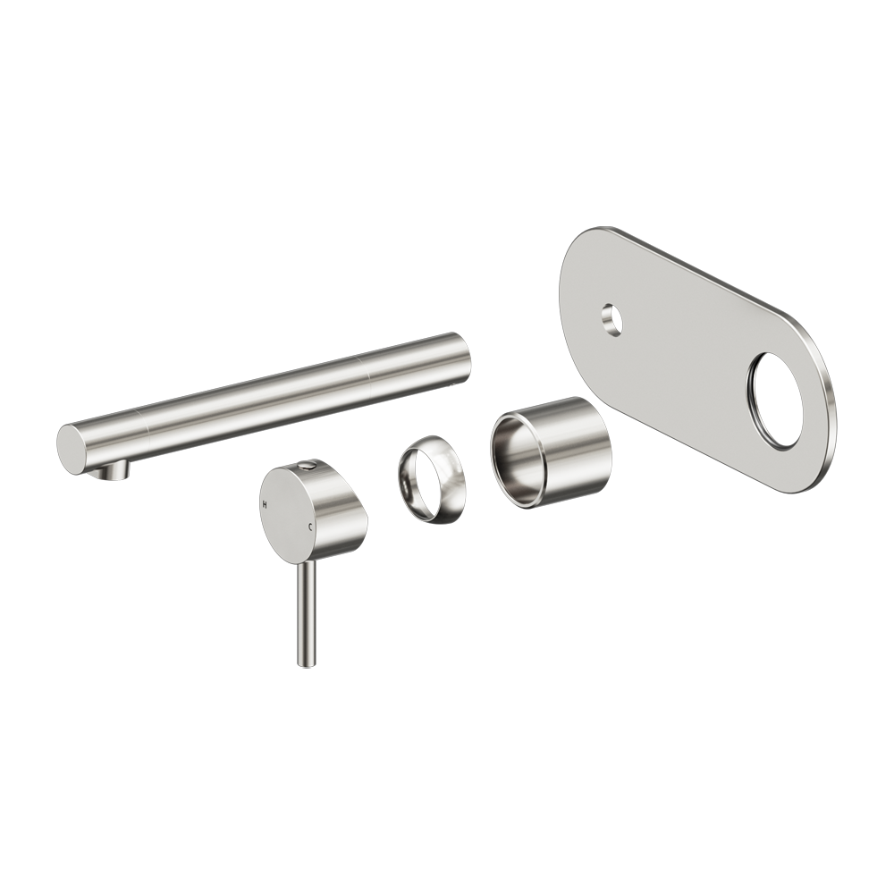 DOLCE II WALL BASIN/BATH MIXER TRIM KITS ONLY BRUSHED NICKEL
