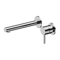 DOLCE II WALL BASIN/BATH MIXER SEPARATE BACK PLATE CHROME