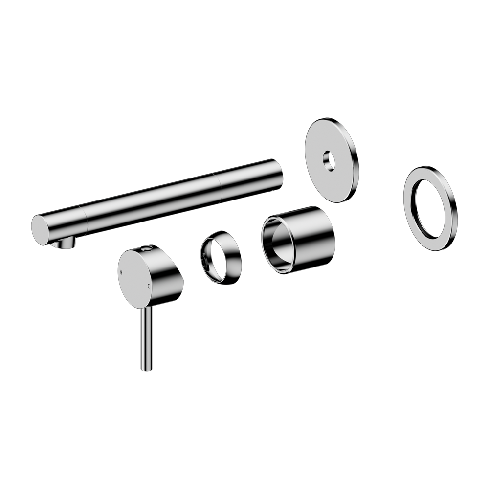 DOLCE II WALL BASIN/BATH MIXER SEPARATE BACK PLATE TRIM KITS ONLY CHROME