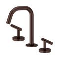 Mecca Lever Basin Set Edge Spout Rome Bronze