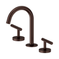 Mecca Lever Basin Set Arc Spout Rome Bronze