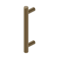Mecca Pull Handle 130/200/330mm Tumbled Antique Brass