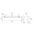 Bianca Pull Handle 130mm