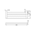 Nero Celia Towel Rack Matte Black