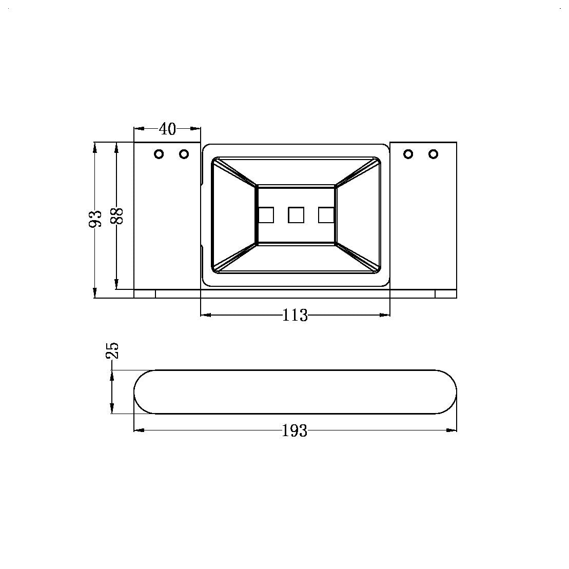 BIANCA SOAP DISH HOLDER BRUSHED GOLD