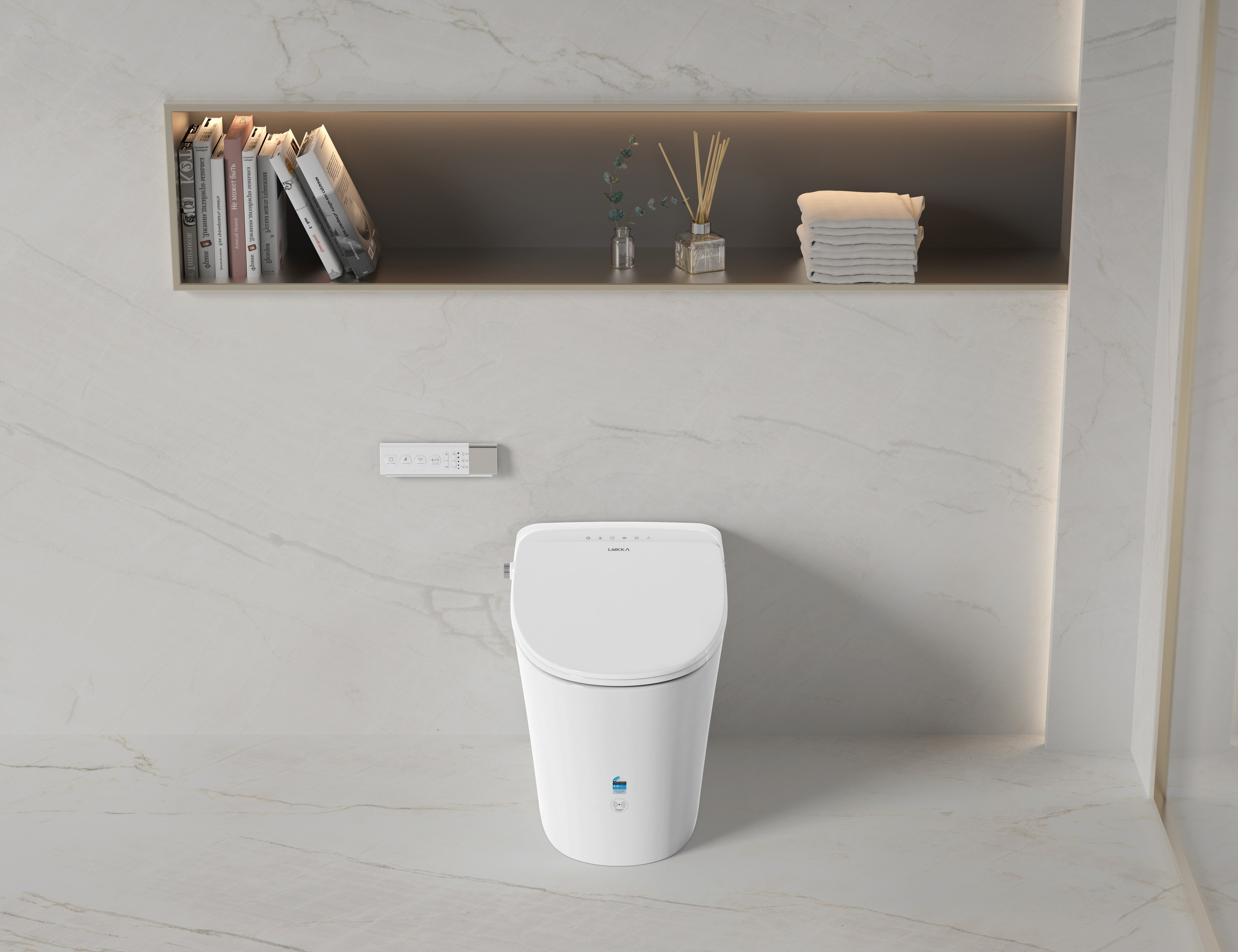 Lesbos Back to Wall Smart Toilet LK-LS318SMWFP