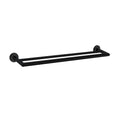 DOLCE DOUBLE TOWEL RAIL 700MM MATTE BLACK