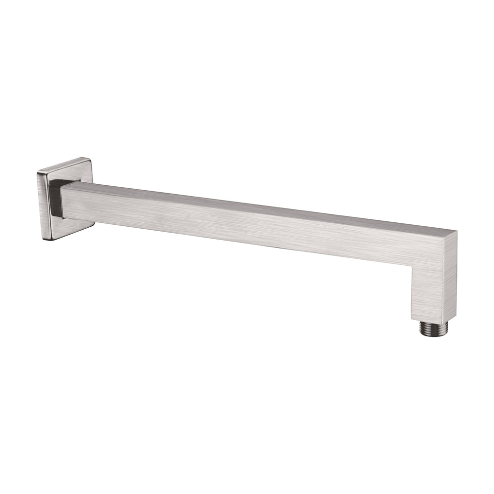 SQUARE SHOWER ARM CHROME (NR501CH) BRUSHED NICKEL